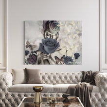 Load image into Gallery viewer, Figurative Dreaming of Butterflies BW