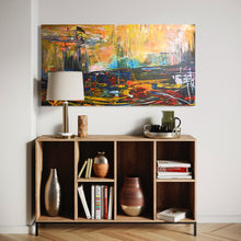 Load image into Gallery viewer, Abstracts Gold and Brown #004