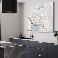 Load image into Gallery viewer, Family and Home: Family Rules white Rose