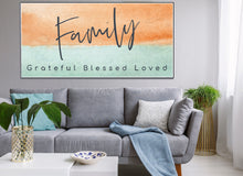 Load image into Gallery viewer, Family and Home: Family sunset