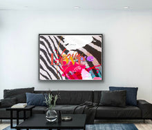 Load image into Gallery viewer, Family and Home: Love a Lot zebra