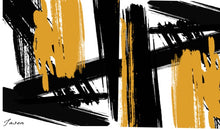 Load image into Gallery viewer, Abstracts Black and Gold #001