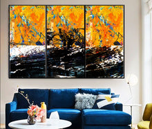 Load image into Gallery viewer, Abstracts Black Wave #027