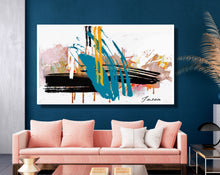 Load image into Gallery viewer, Abstracts Yellow Drip #025