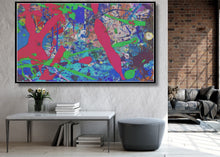 Load image into Gallery viewer, Abstracts Pink Greens #017